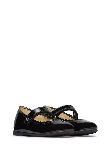 Ballerines en cuir verni jelki 2 Noir- 2 - vertbaudet enfant 