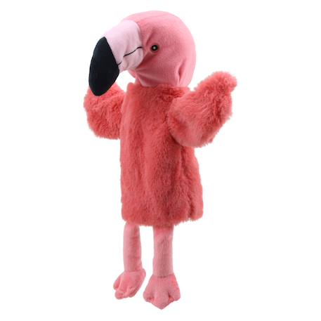 Marionnette Flamant Rose écologique ECO Puppet Buddies – Jeu d’imagination pour enfants Pink 2 - vertbaudet enfant 