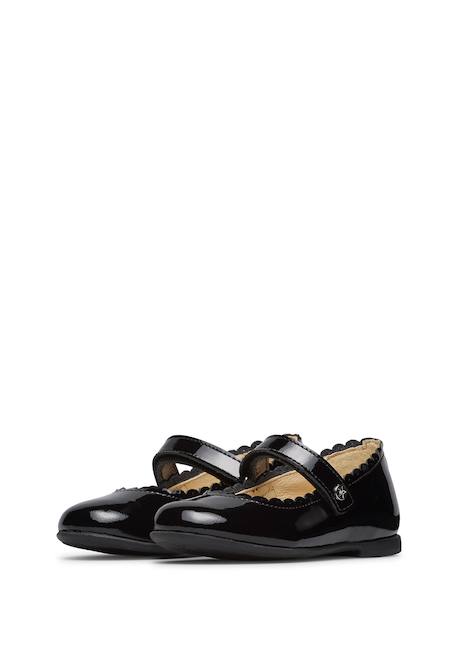Ballerines en cuir verni jelki 2 Noir- 5 - vertbaudet enfant 
