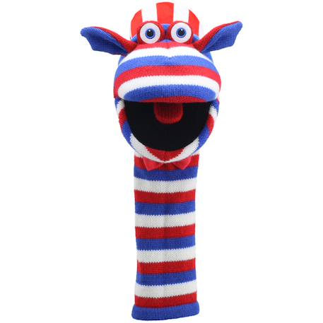 Marionnette Sammy Eco Sockettes – Jeu d’imagination pour enfants Multicolor 1 - vertbaudet enfant 