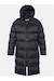 Doudoune à capuche extra longue Noir 1 - vertbaudet enfant 