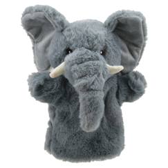 Jouet-Jeux d'imagination-Figurines, mini mondes, héros et animaux-Marionnette Éléphant écologique ECO Puppet Buddies – Jeu d’imagination pour enfants