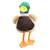Marionnette Canard Sauvage – Jeu d’imagination et d’éveil pour enfants Multicolor 2 - vertbaudet enfant 