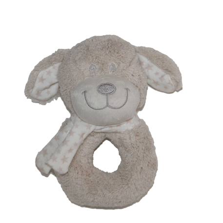 Hochet chien beige Beige 1 - vertbaudet enfant 
