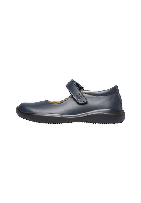 Ballerines en cuir catania 2 Marine-+Noir- 3 - vertbaudet enfant 