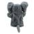 Marionnette Éléphant écologique ECO Puppet Buddies – Jeu d’imagination pour enfants Grey 4 - vertbaudet enfant 