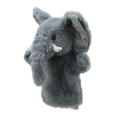 Marionnette Éléphant écologique ECO Puppet Buddies – Jeu d’imagination pour enfants Grey 2 - vertbaudet enfant 