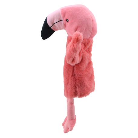 Marionnette Flamant Rose écologique ECO Puppet Buddies – Jeu d’imagination pour enfants Pink 3 - vertbaudet enfant 