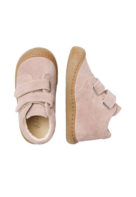 Chaussures premiers pas en suède cocoon wide vl Rose- 4 - vertbaudet enfant 