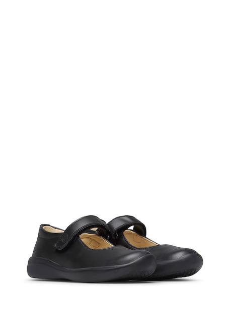 Ballerines en cuir catania 2 Marine-+Noir- 7 - vertbaudet enfant 