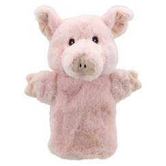 Jouet-Jeux d'imagination-Figurines, mini mondes, héros et animaux-Marionnette Cochon écologique ECO Puppet Buddies – Jeu d’imagination pour enfants