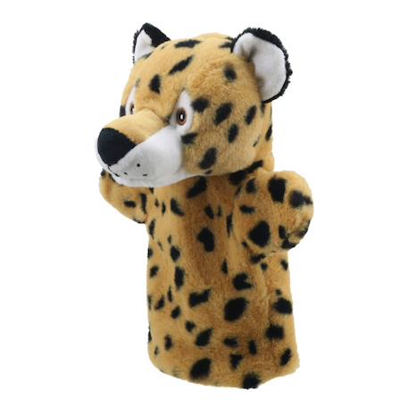 Marionnette Léopard écologique ECO Puppet Buddies – Jeu d’imagination pour enfants Orange 2 - vertbaudet enfant 