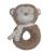 Hochet singe Marron chocolat 1 - vertbaudet enfant 