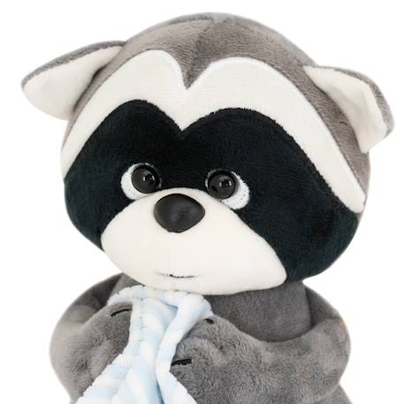 Peluche Raton laveur avec serviette 20cm – Life Collection Grey 4 - vertbaudet enfant 