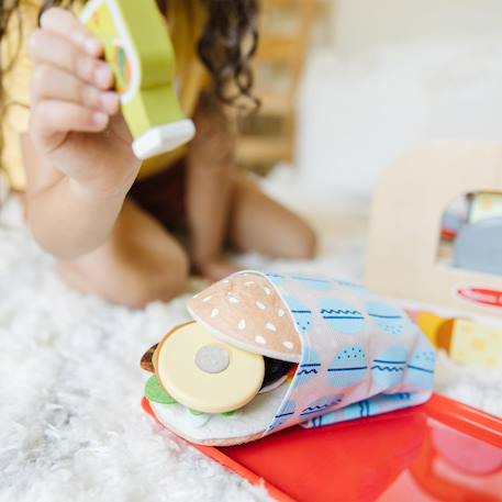 Comptoir à sandwichs en bois Beige 6 - vertbaudet enfant 