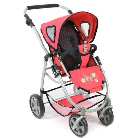 La poussette combinée 3 en 1 emotion 'all in' pour poupons Multicolore+Noir et rose+Rose+Rose et bleu+Rose et gris+Rose fuschia+Violet+Violet étoiles 13 - vertbaudet enfant 