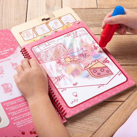 Livre de coloriage pour enfant Water Wow - Fruits Rouge 5 - vertbaudet enfant 