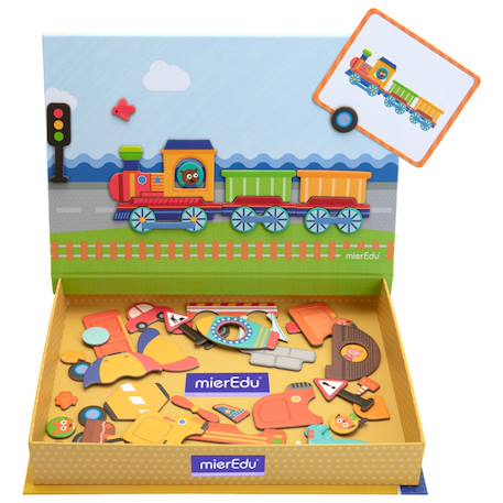Mallette magnétique éducative 57 aimants – Jeu créatif et nomade pour enfants Multicolor 1 - vertbaudet enfant 