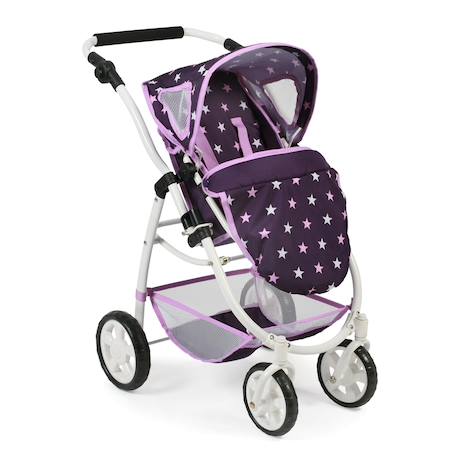 La poussette combinée 3 en 1 emotion 'all in' pour poupons Multicolore+Noir et rose+Rose+Rose et bleu+Rose et gris+Rose fuschia+Violet+Violet étoiles 41 - vertbaudet enfant 