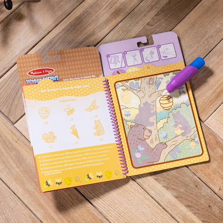 Livre de coloriage pour enfant Water Wow - Gourmands Violet 5 - vertbaudet enfant 