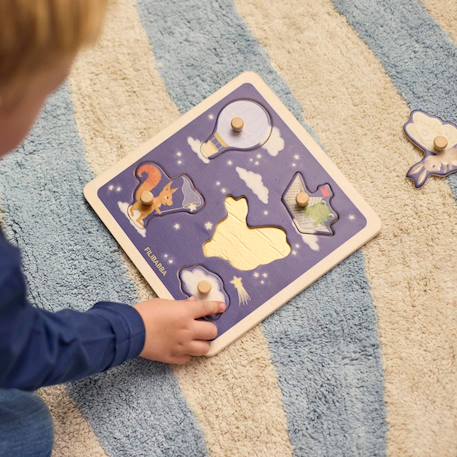 Puzzle dès 12 mois Bleu, marron, vert 5 - vertbaudet enfant 