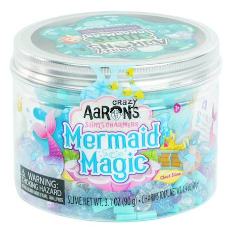 Slime nuageux Mermaid Magic avec charms sirène – Crazy Aaron’s Blue 1 - vertbaudet enfant 