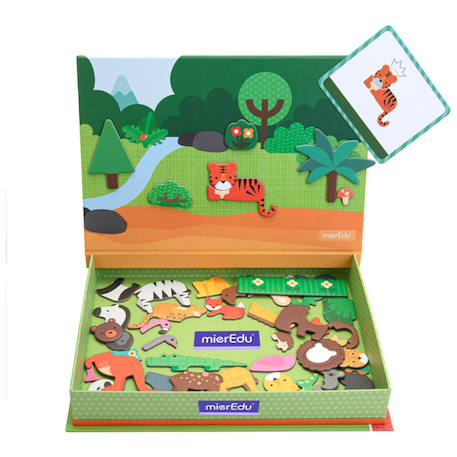 Mallette magnétique éducative 53 aimants – Jeu créatif et pratique pour enfants Multicolor 4 - vertbaudet enfant 