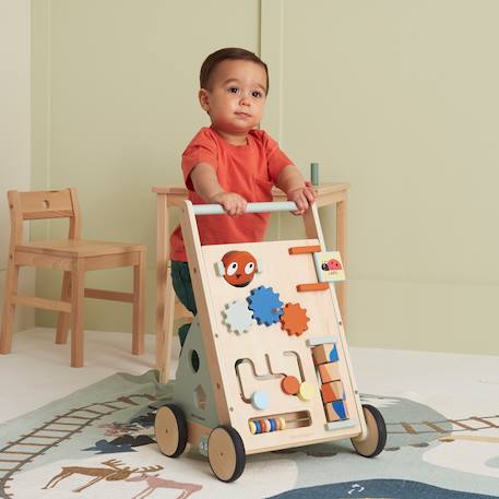 Chariot multi-activités edvin Bleu, orange, jaune 4 - vertbaudet enfant 