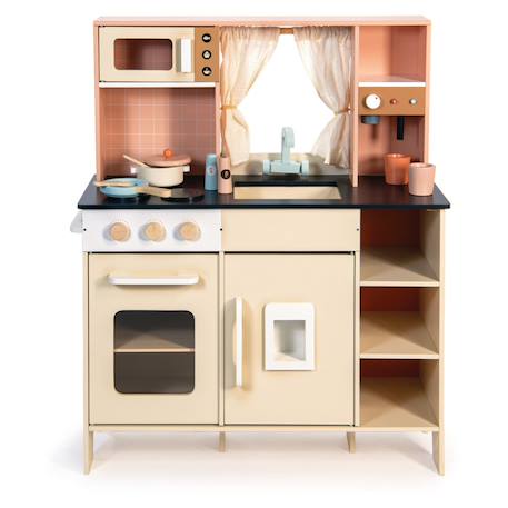 Cuisine en bois complète – Jeu d’imitation pour enfants Multicolor 2 - vertbaudet enfant 