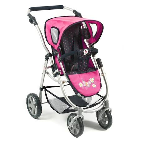 La poussette combinée 3 en 1 emotion 'all in' pour poupons Multicolore+Noir et rose+Rose+Rose et bleu+Rose et gris+Rose fuschia+Violet+Violet étoiles 31 - vertbaudet enfant 