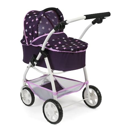 La poussette combinée 3 en 1 emotion 'all in' pour poupons Multicolore+Noir et rose+Rose+Rose et bleu+Rose et gris+Rose fuschia+Violet+Violet étoiles 43 - vertbaudet enfant 