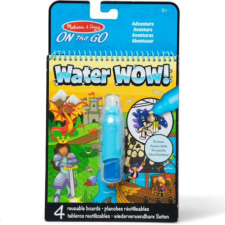 Livre de coloriage pour enfant Water Wow - Aventure Bleu 1 - vertbaudet enfant 