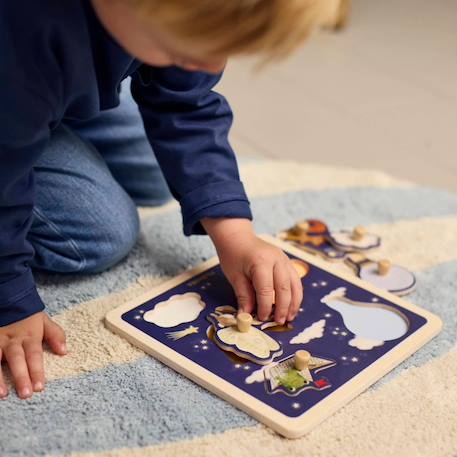 Puzzle dès 12 mois Bleu, marron, vert 6 - vertbaudet enfant 