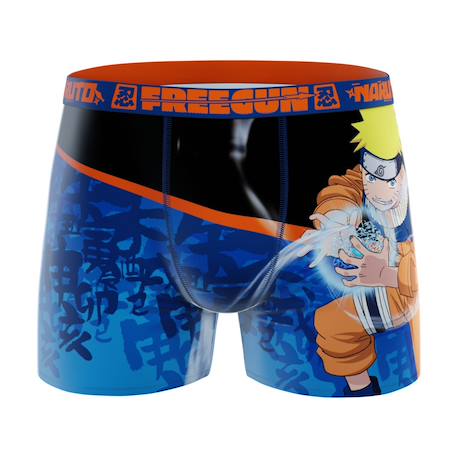 Lot de 2 boxers  naruto classic naruto Bleu/orange/noir/blanc 2 - vertbaudet enfant 