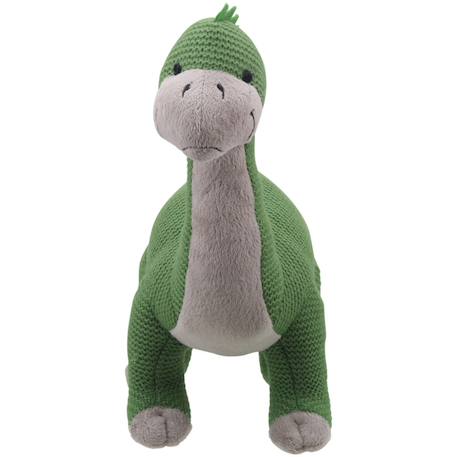 Peluche Brontosaure tricotée – Grand modèle Green 2 - vertbaudet enfant 