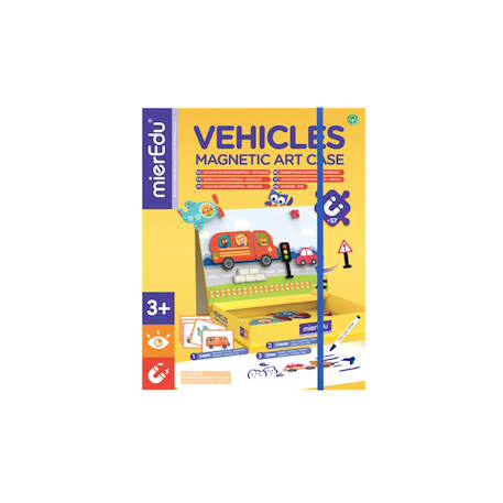 Mallette magnétique éducative 57 aimants – Jeu créatif et nomade pour enfants Multicolor 4 - vertbaudet enfant 
