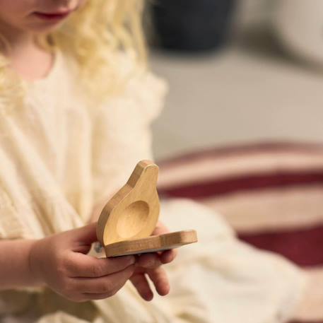 Valisette de jeu Mes premiers instruments en bois Bleu, gris, marron 5 - vertbaudet enfant 