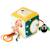 Cube d'activités jungle Jaune, vert, blanc+Multicolore 5 - vertbaudet enfant 