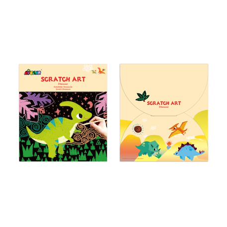 Kit créatif 4 en 1 -  dinosaures Multicolor 4 - vertbaudet enfant 