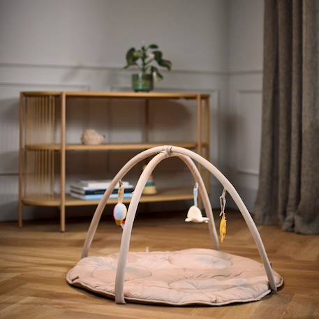 Tapis d'éveil en coton bio et polyester recyclé Beige, orange, écru 3 - vertbaudet enfant 