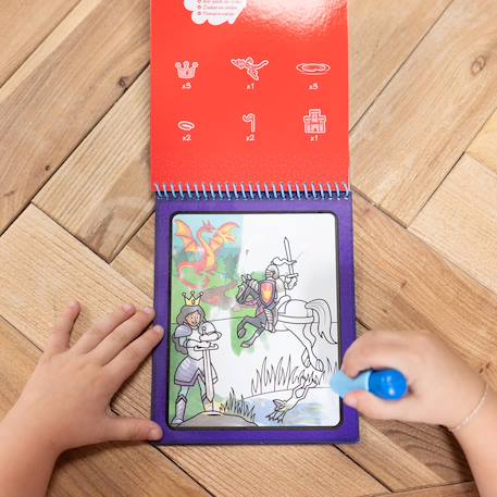 Livre de coloriage pour enfant Water Wow - Aventure Bleu 4 - vertbaudet enfant 