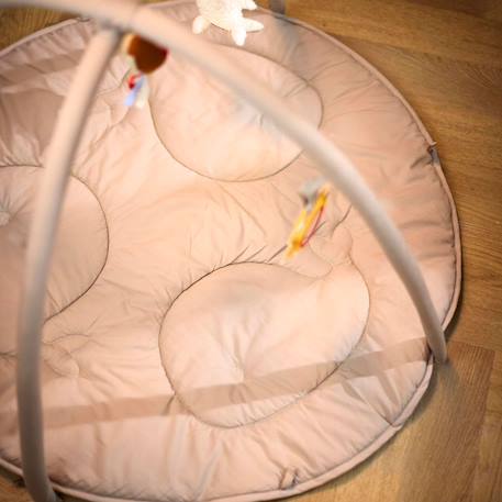Tapis d'éveil en coton bio et polyester recyclé Beige, orange, écru 5 - vertbaudet enfant 