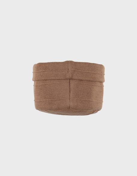 Panier de rangement en tricot bio Beige+Marron+Rose+Vert 6 - vertbaudet enfant 