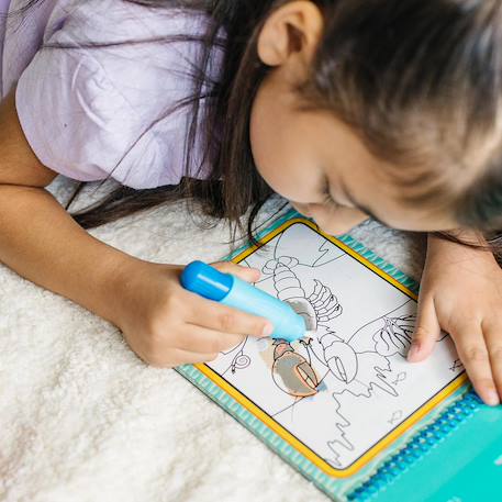 Livre de coloriage pour enfant Water Wow - Sous la mer Bleu 3 - vertbaudet enfant 