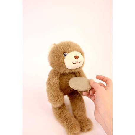 Peluche magnétique 30 cm Beige+Gris+Marron+Noir+Orange+Vert 15 - vertbaudet enfant 
