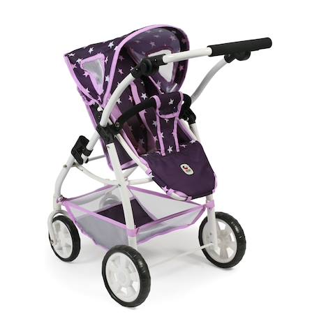 La poussette combinée 3 en 1 emotion 'all in' pour poupons Multicolore+Noir et rose+Rose+Rose et bleu+Rose et gris+Rose fuschia+Violet+Violet étoiles 42 - vertbaudet enfant 