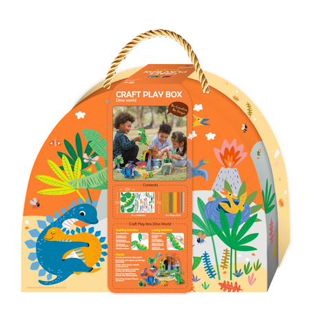 Coffret créatif et ludique - le monde des dinosaures Multicolor 6 - vertbaudet enfant 