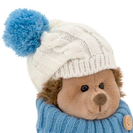 Peluche Hérisson avec chapeau blanc et bleu – Life Collection Multicolor 4 - vertbaudet enfant 