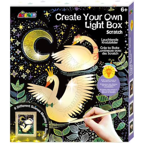 Scratch art - cadre lumineux Multicolor 5 - vertbaudet enfant 