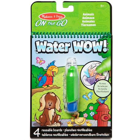 Livre de coloriage pour enfant Water Wow - Animaux Rouge 1 - vertbaudet enfant 